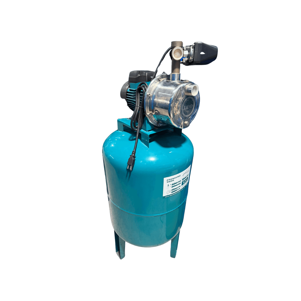 Sistema Hidroneumático de 100L Con Bomba AJm75SL 1HP 110V