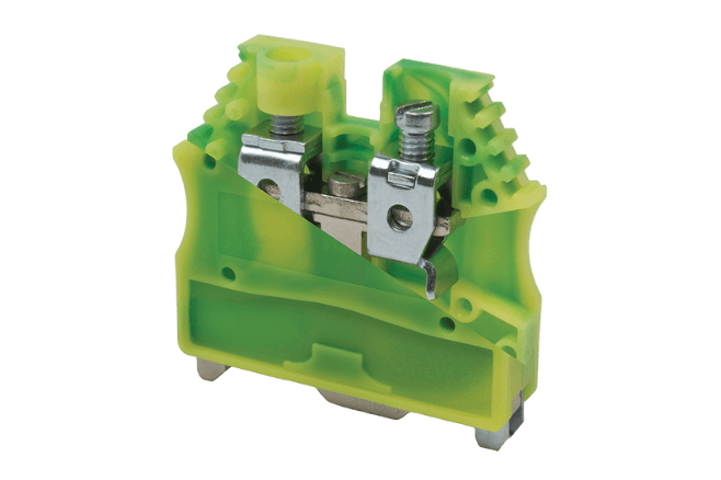 Bornera tipo caballete para tierra 6–10 mm