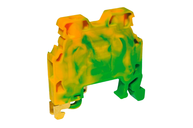 Bornera tipo caballete para tierra 2.5 mm