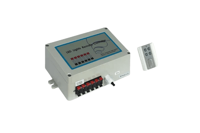 Control de luces RGB con transformador y control remoto